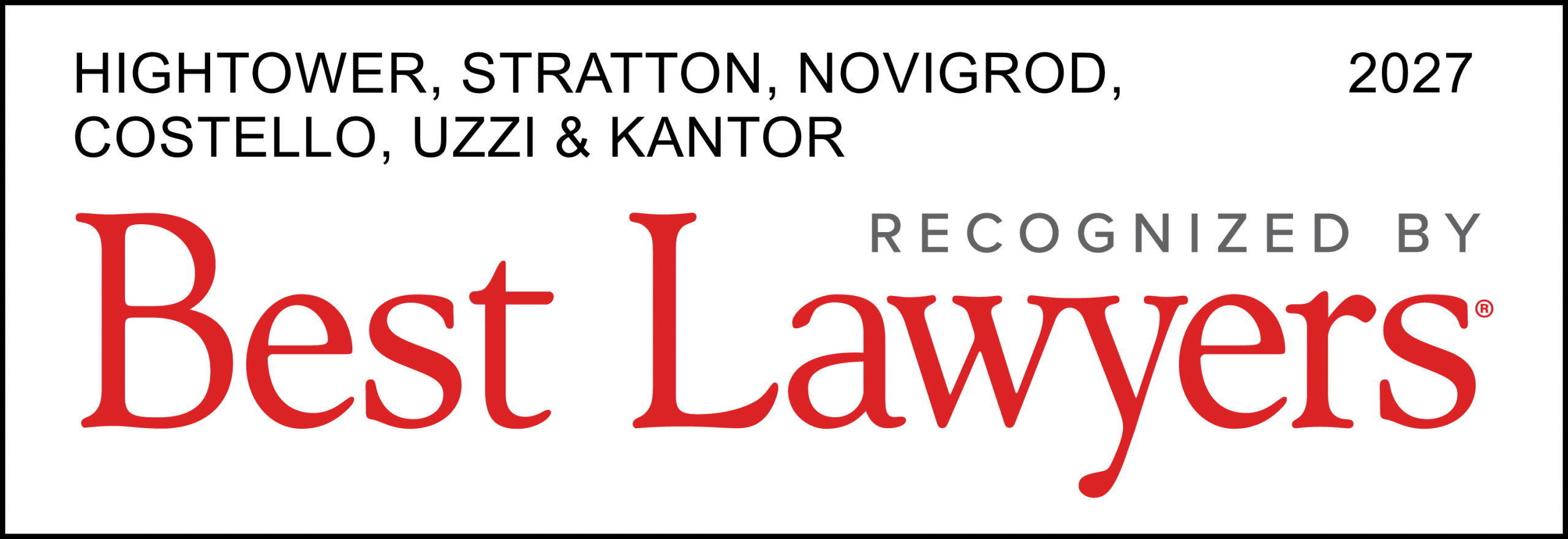 2027 Best-Lawyers-Firm-Logo-Hightower-Stratton-Novigrod-Costello-Uzzi-Kantor